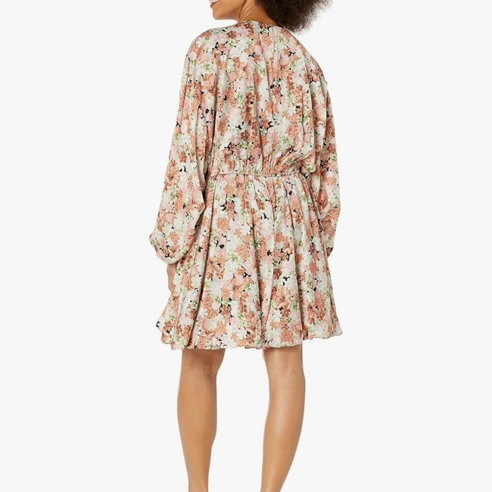 The Drop xkelclight Multi Floral Dolman Sleeve Mini Dress XXL NWT - Picture 3 of 7
